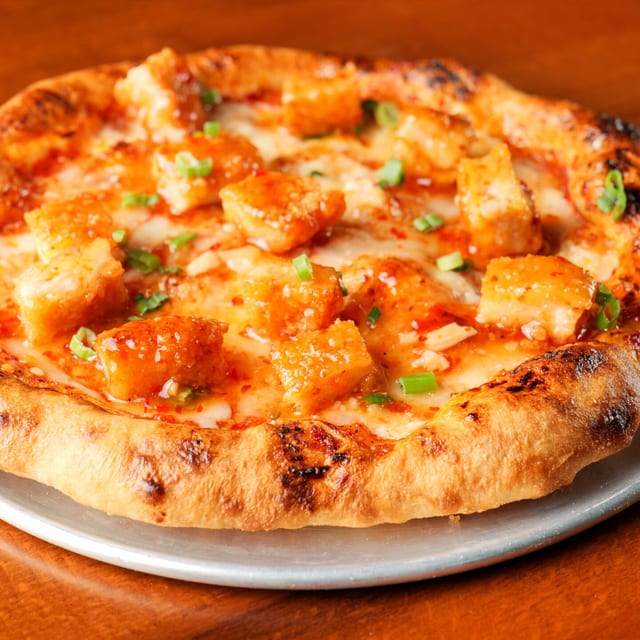 Sweet Thai Chicken Pizza.